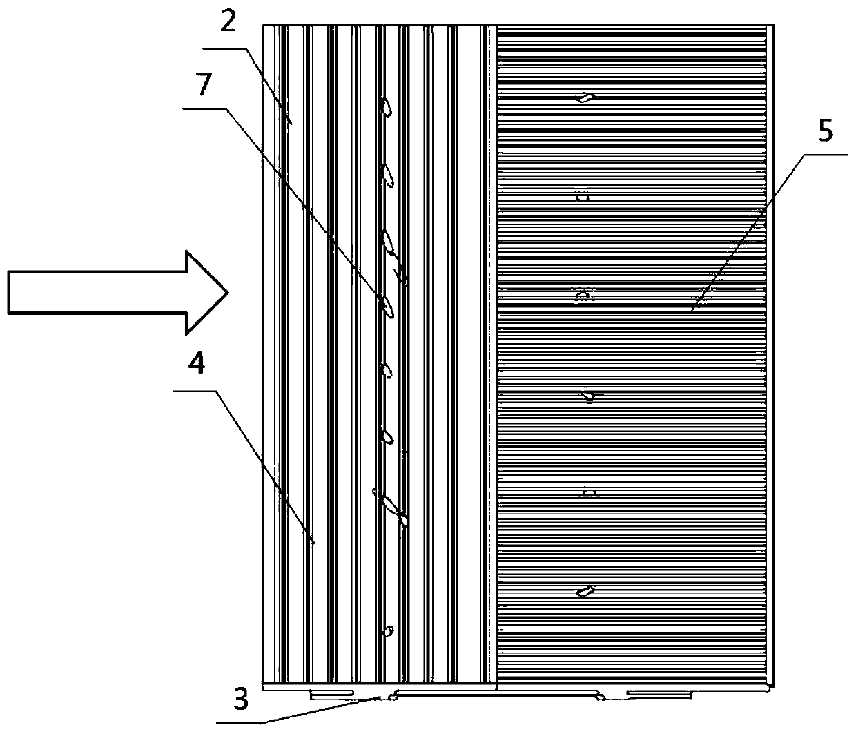 Non-uniform transverse longitudinal groove turbine outer ring structure