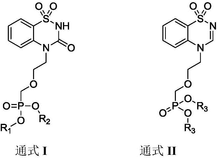 Benzothiadiazine derivatives as well as preparation method and application thereof