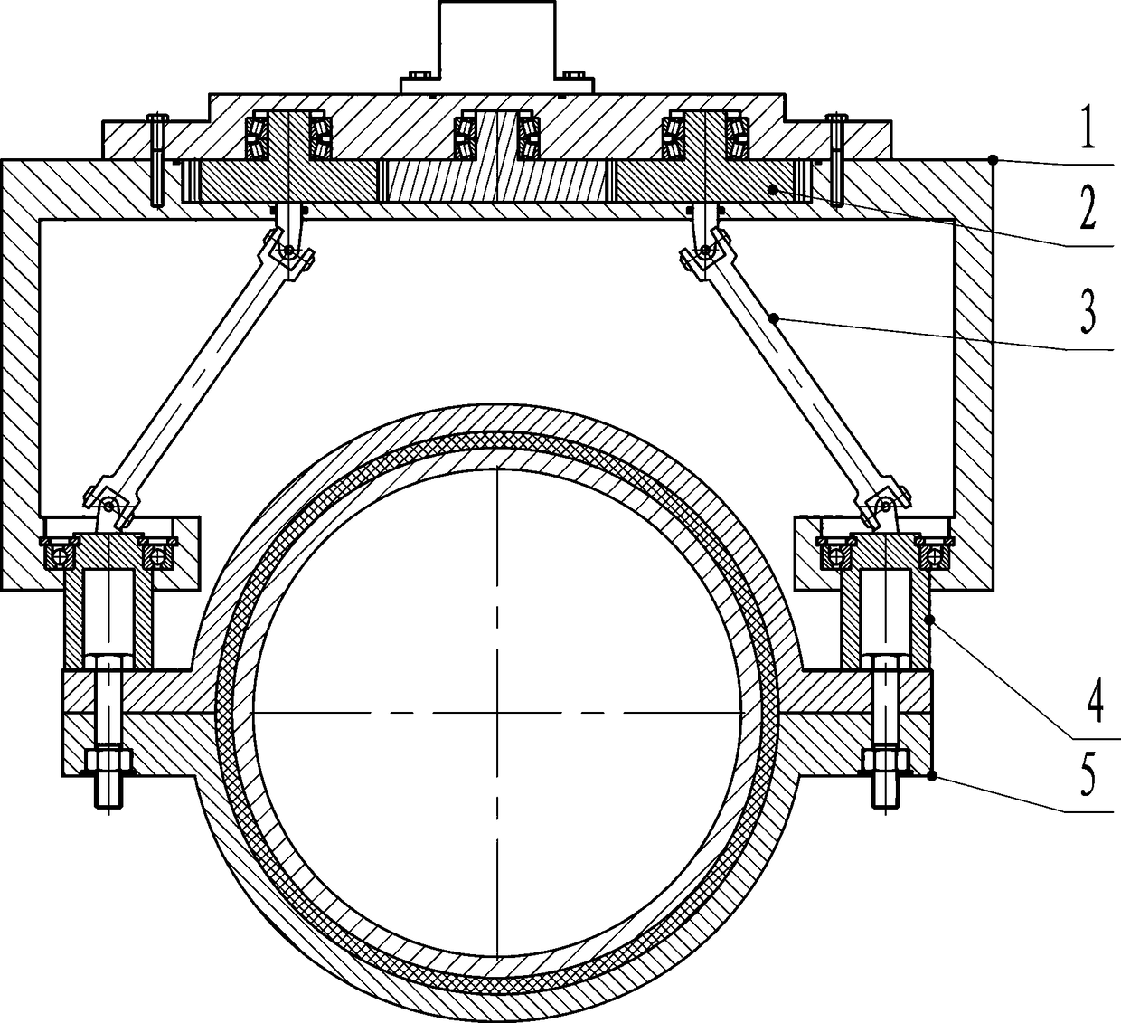 Bolt pre-tightening tool for subsea clamp connector