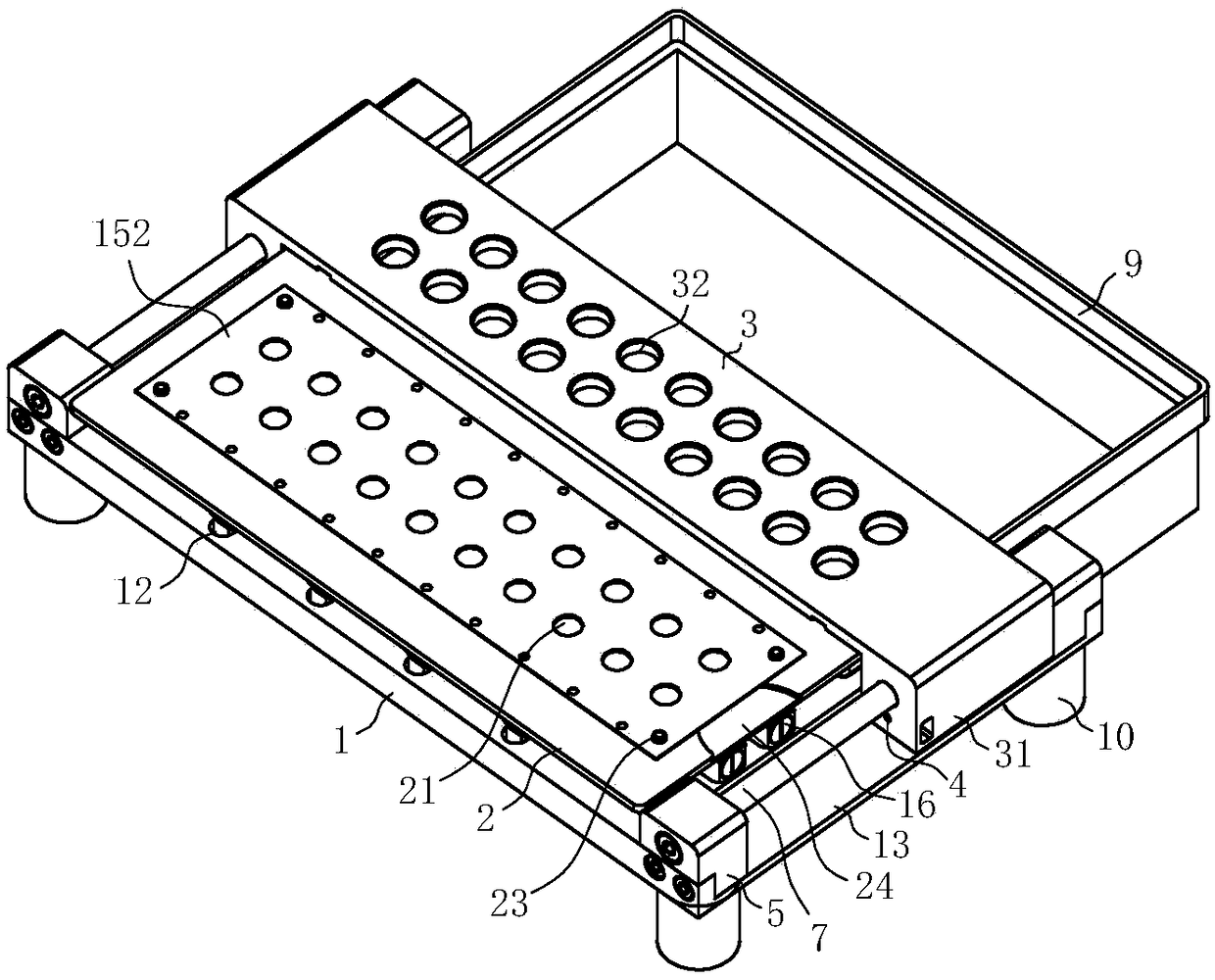 Die-cut parts sticking tooling