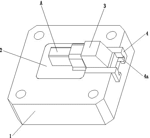 Combined tunnel type guide limiting structure of die-casting mold