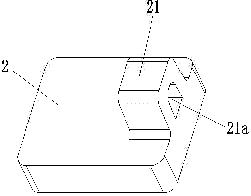 Combined tunnel type guide limiting structure of die-casting mold