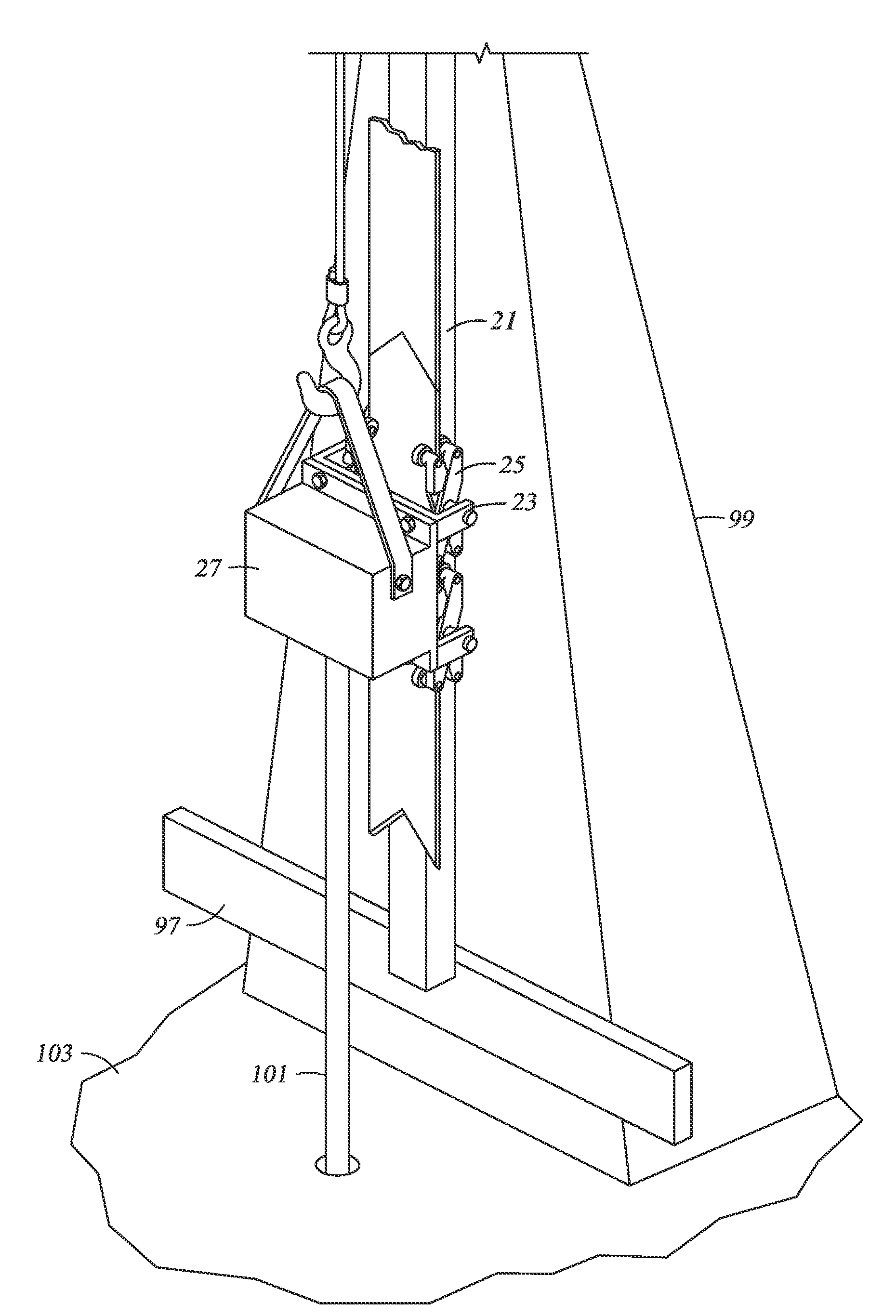 Track guiding system