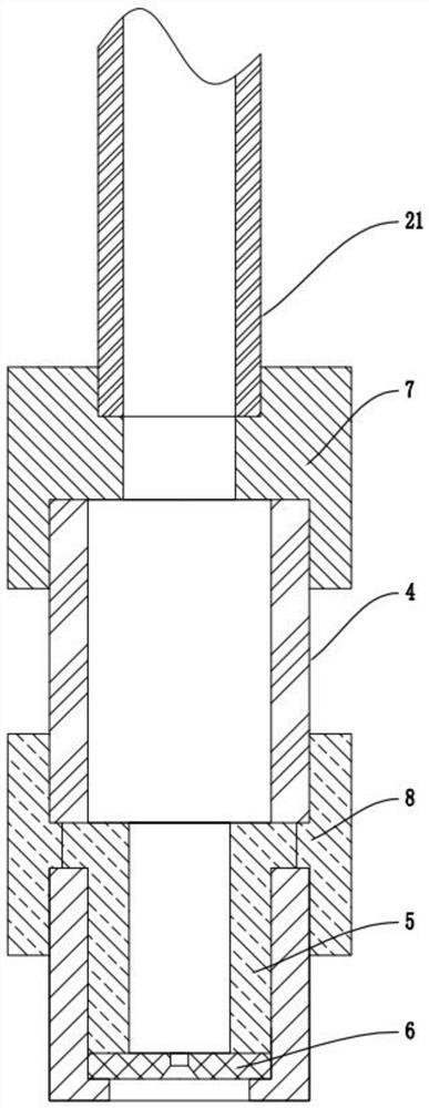 High polymer material stirring device