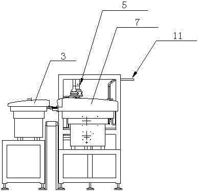 Automatic assembling system of overflow valve