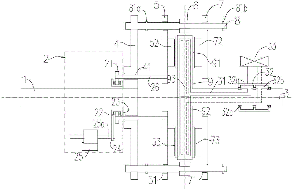 Inner rotor cooling type high-power eddy speed regulator