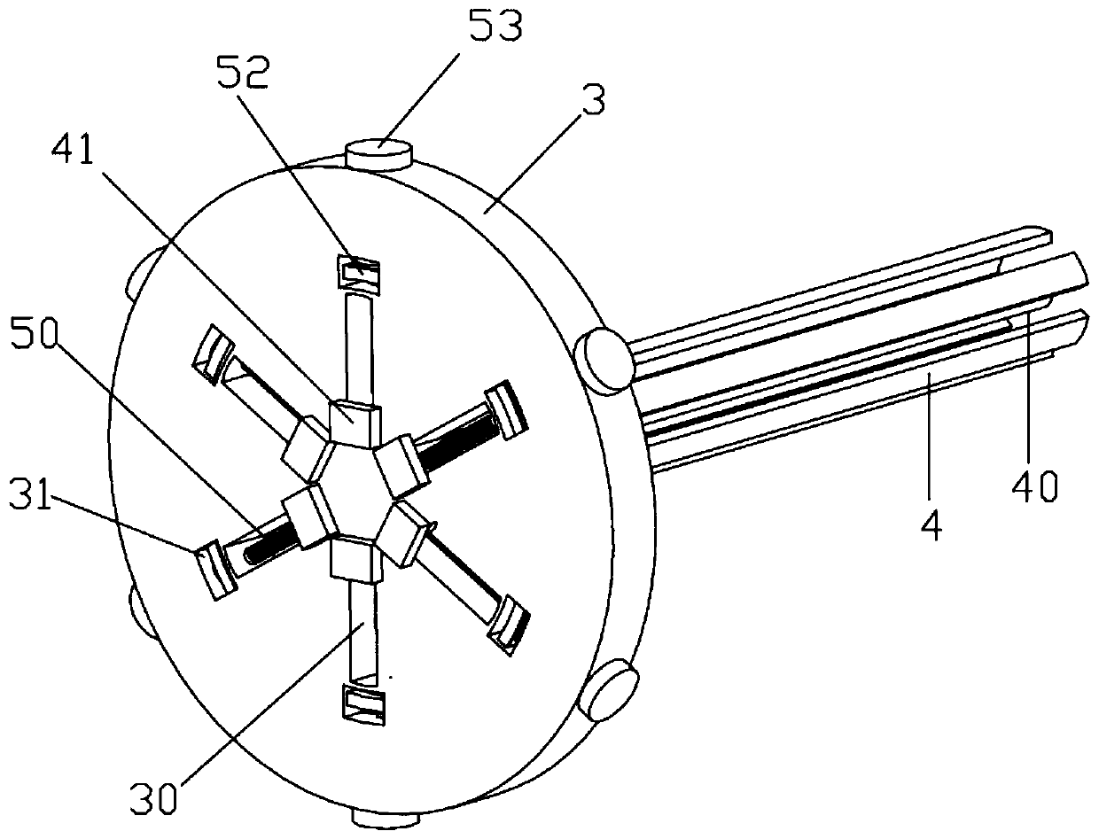 Residual cable winding device