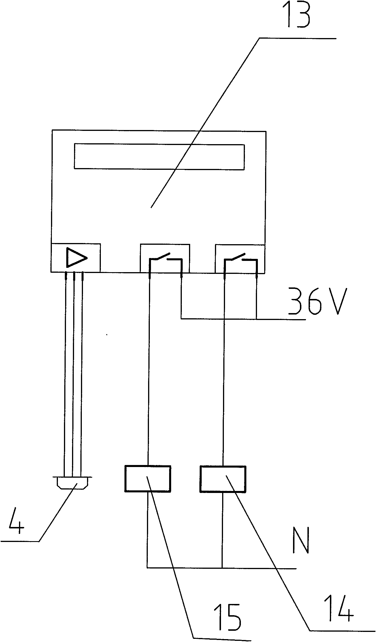 Rubbish pyrolysis gasification furnace with point acquisition charging function