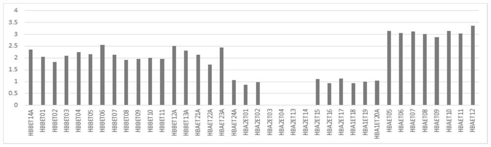 High-throughput library construction kit and library construction method for detecting thalassemia gene mutation