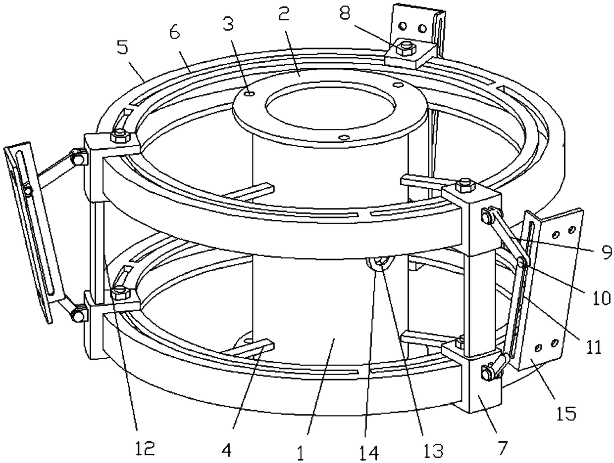 LTE station tower connection piece