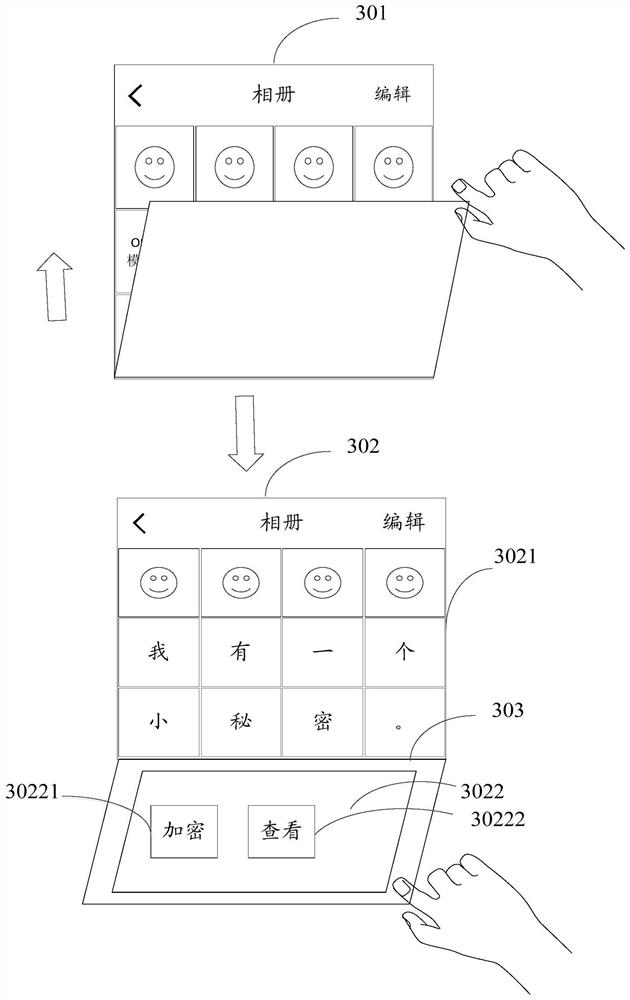 An image processing method and flexible screen terminal