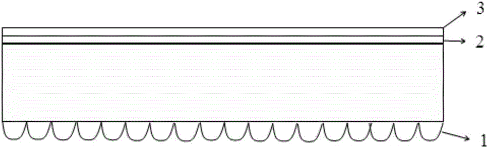 Glass with high anti-dazzle property and high light transmittance and preparation process thereof