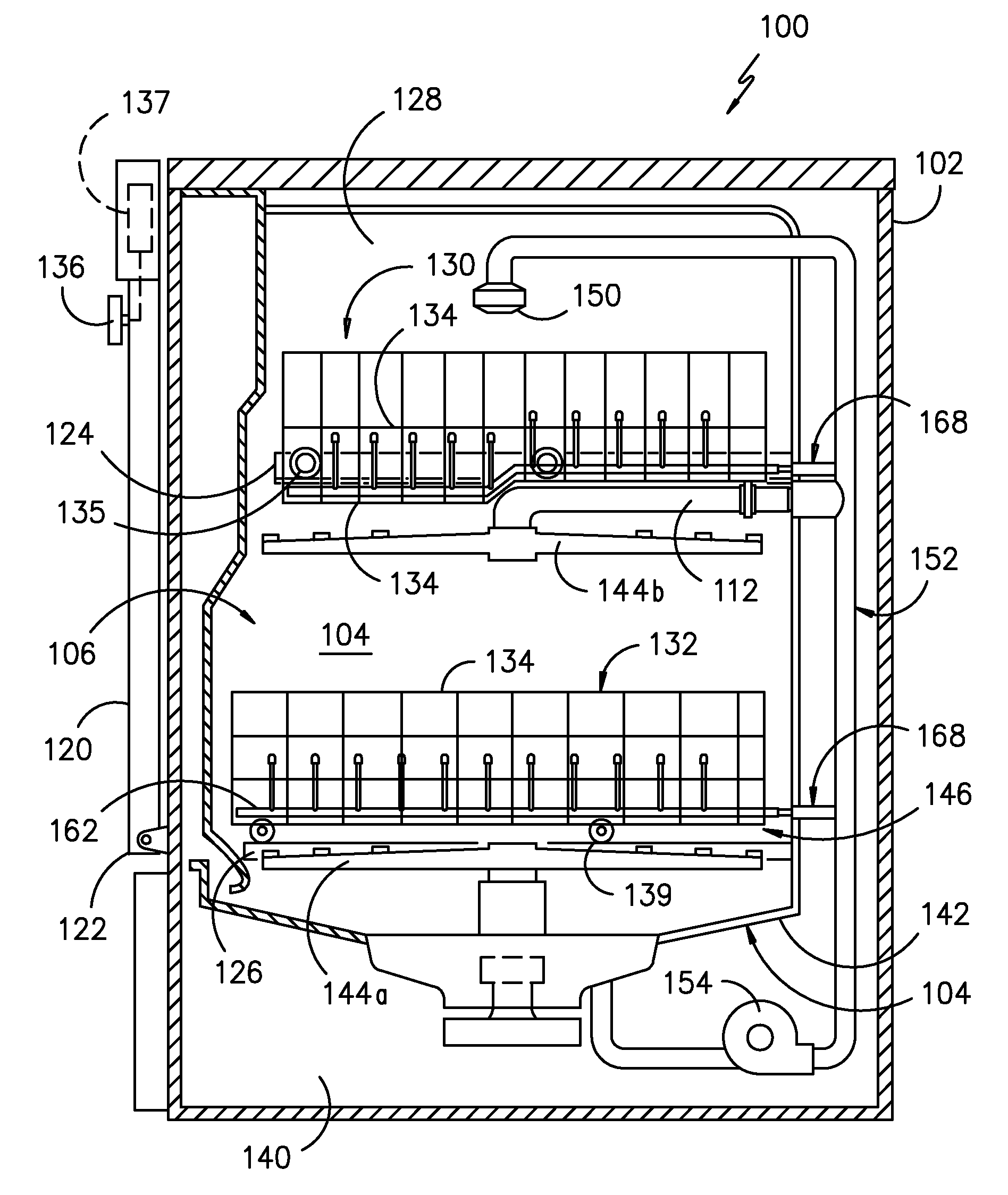 Fluid flow diverter for a dishwasher appliance