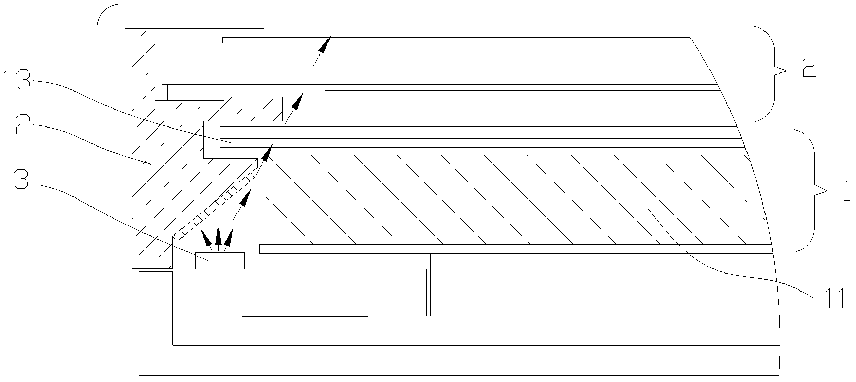 Backlight module and liquid crystal display device comprising same