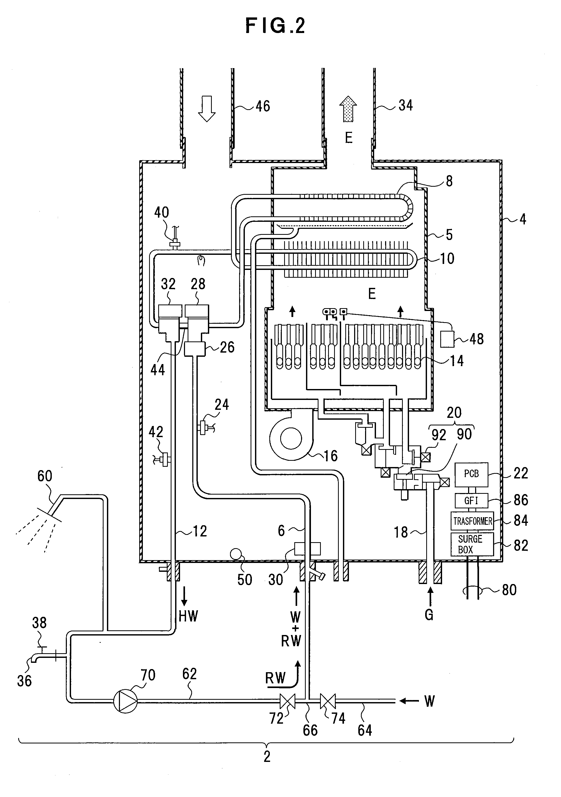 Water heater and control method therefor