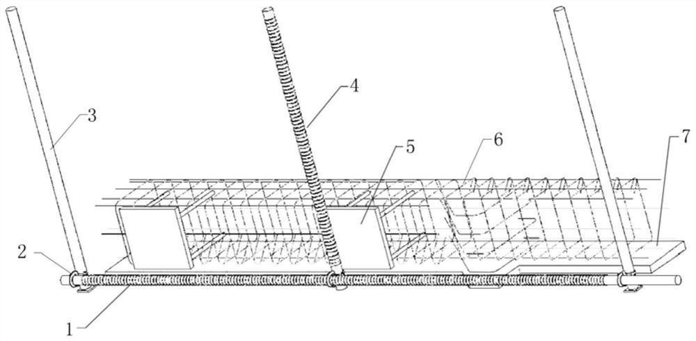 Prefabricated column embedded part positioning tool and mounting method