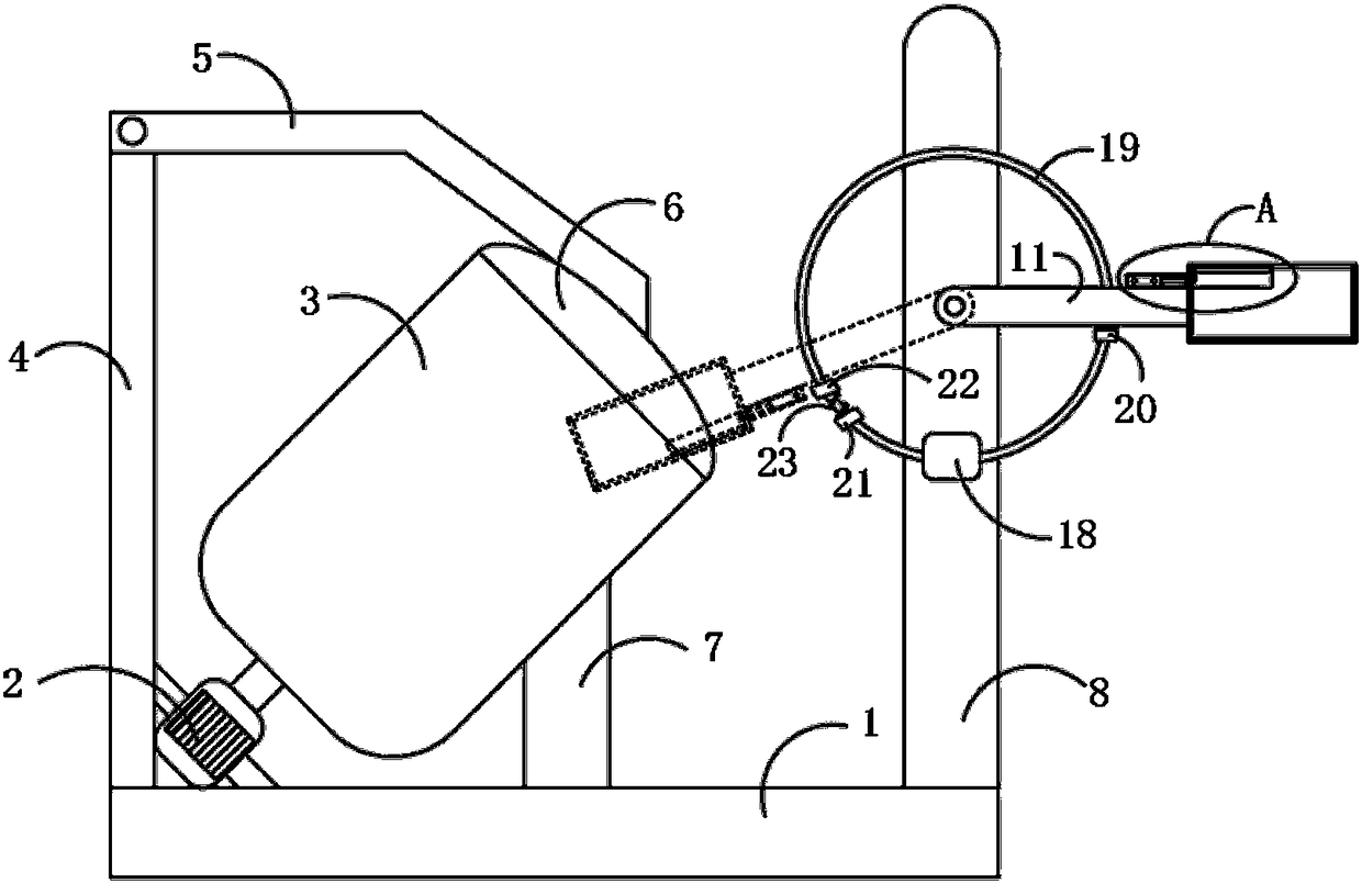 Loading device for cooking machine