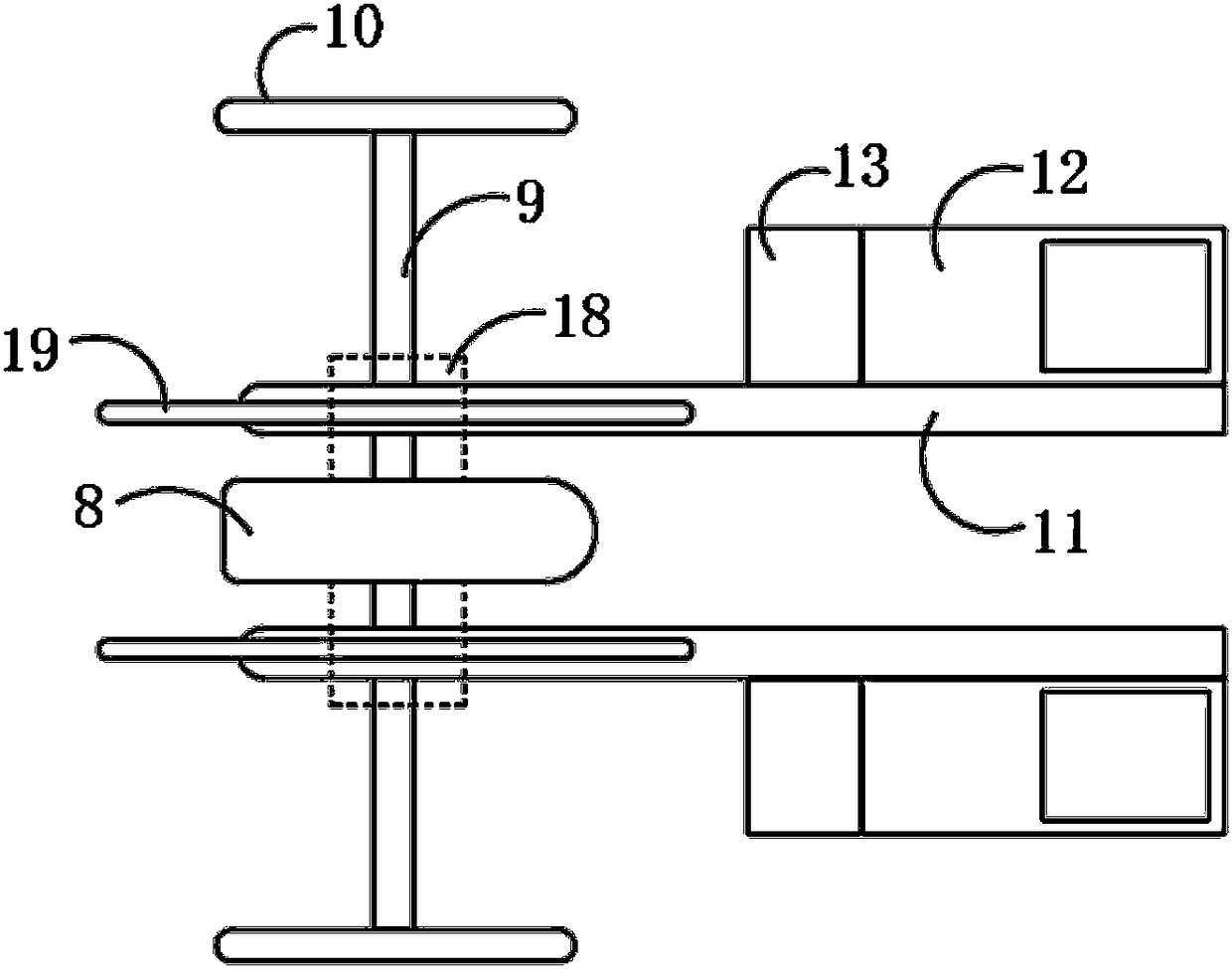 Loading device for cooking machine