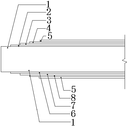 Heat preservation demolition-free template and manufacturing method thereof