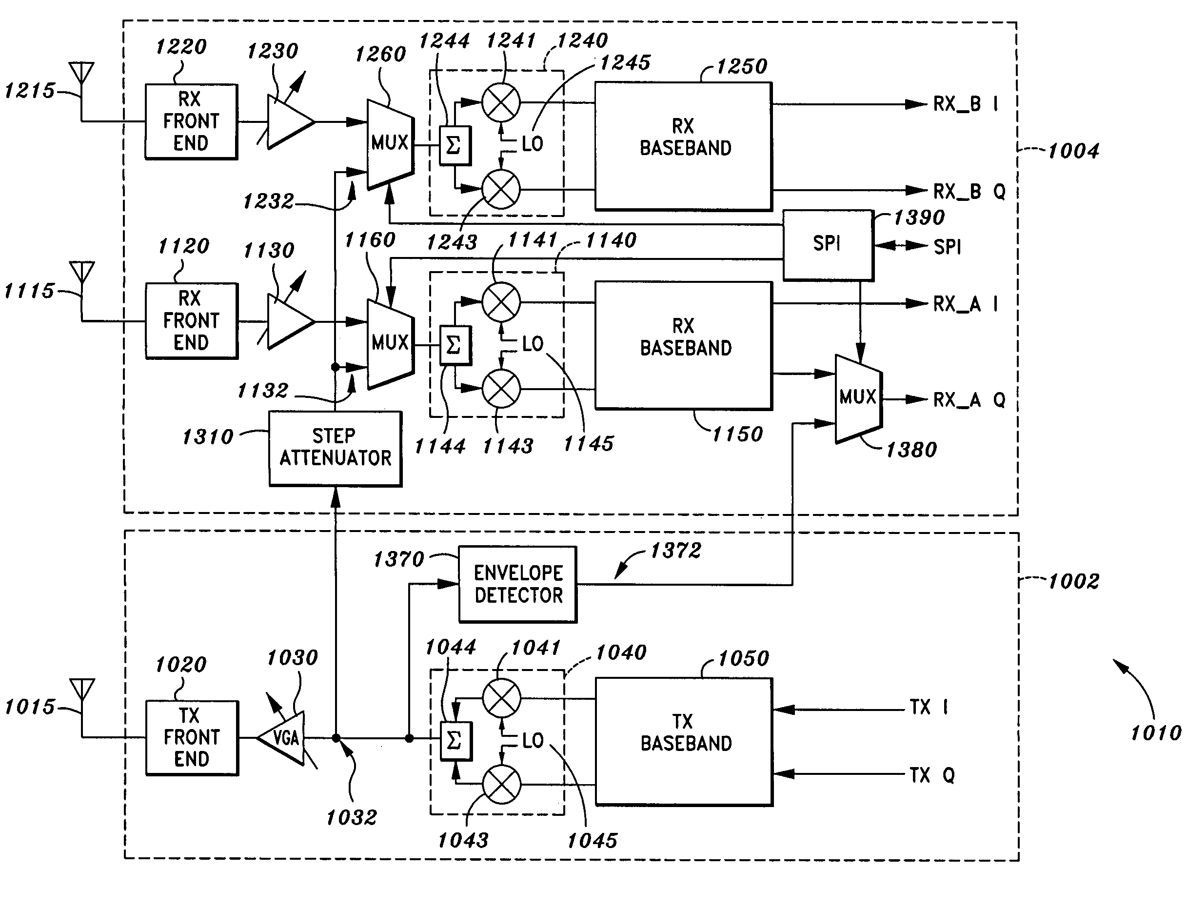 Apparatus and method for calibration of gain and/or phase imbalance and/or DC offset in a communication system