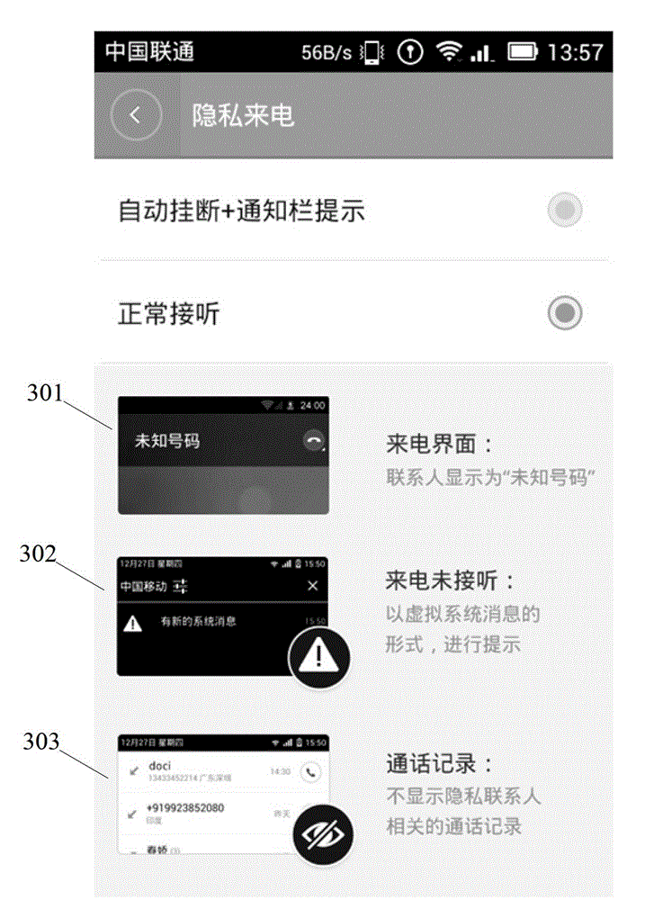 Protecting method and device of privacy information