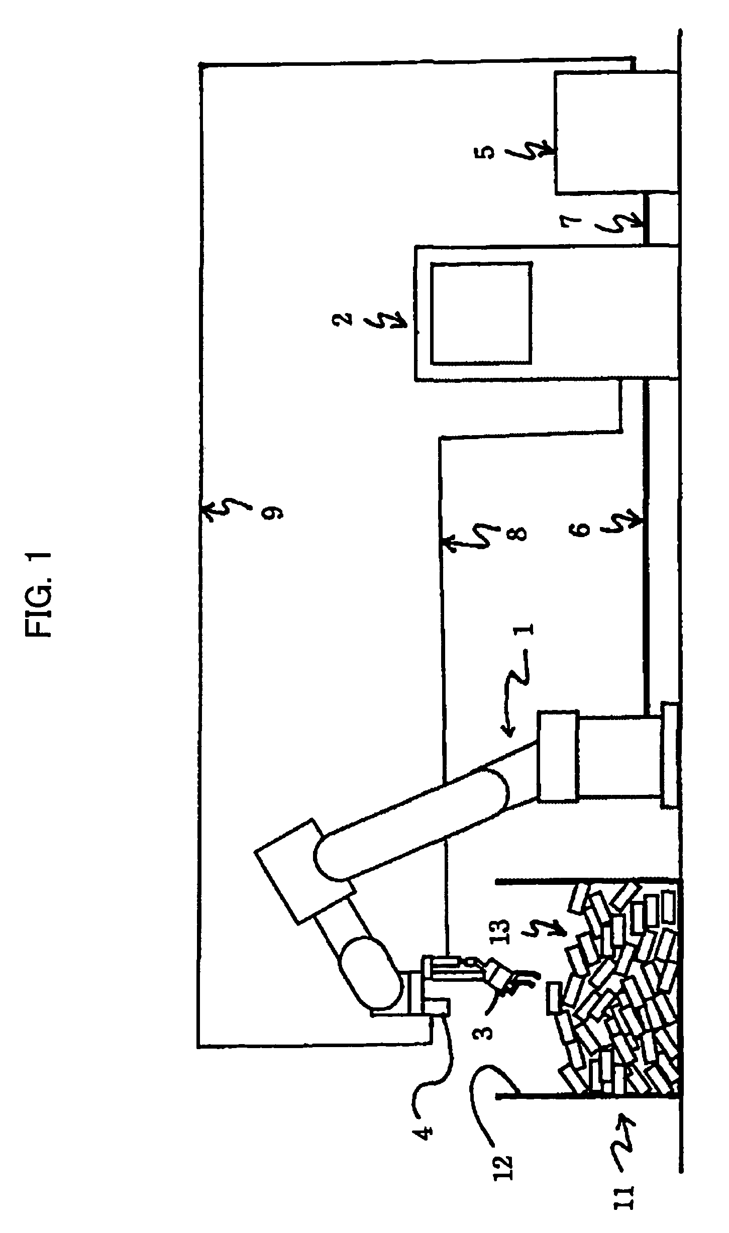 Object taking-out apparatus