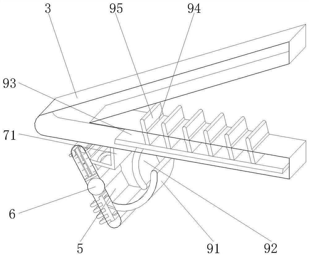 Coal mining screening device with dust splashing preventing function