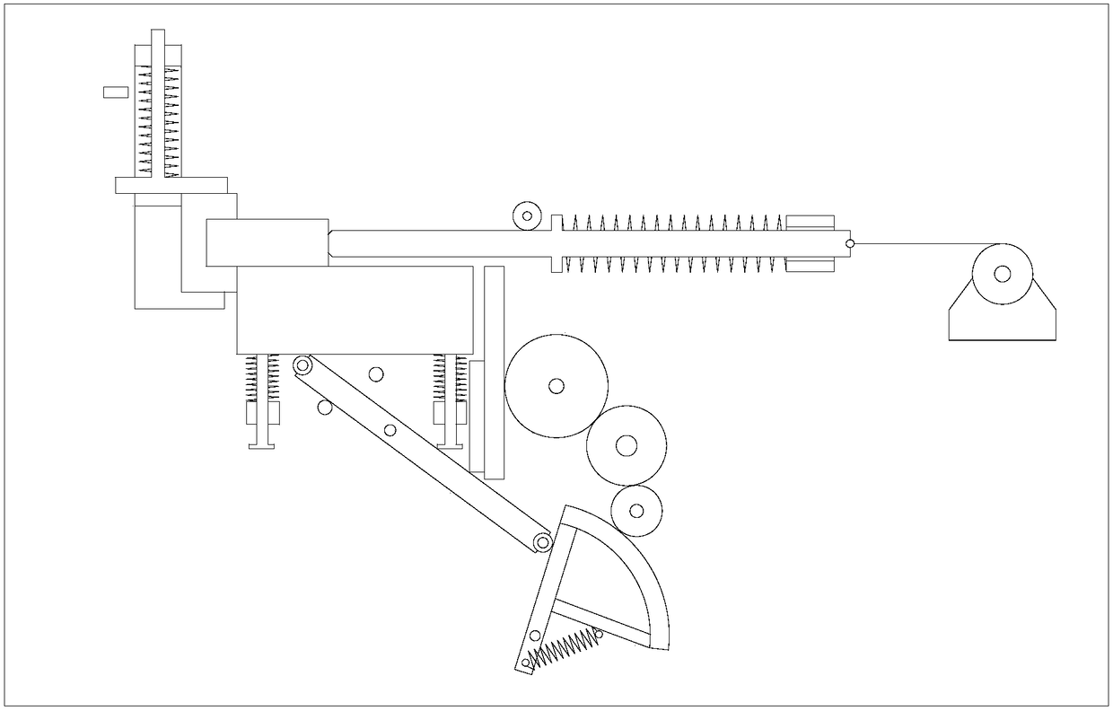 Full-automatic feeding, assembling and discharging all-in-one machine