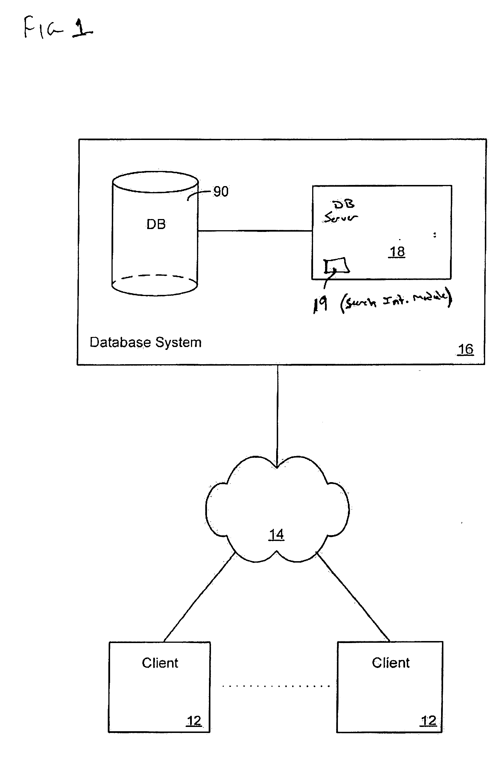 Web-based user interface for searching metadata-driven relational databases