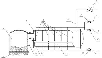 Sublimation-method pyrogallic acid cold trap recovery device