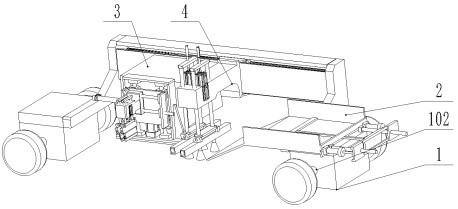 Building ground brick paving equipment