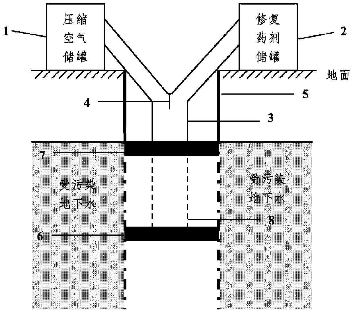 In-situ medicine injection system and method