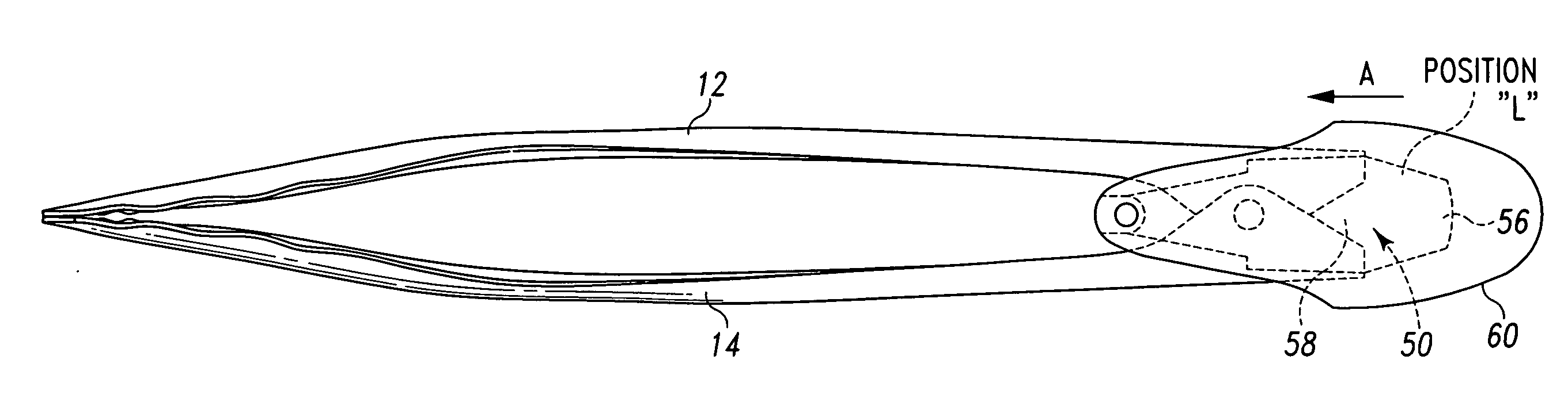 Tongs with encapsulated locking mechanism