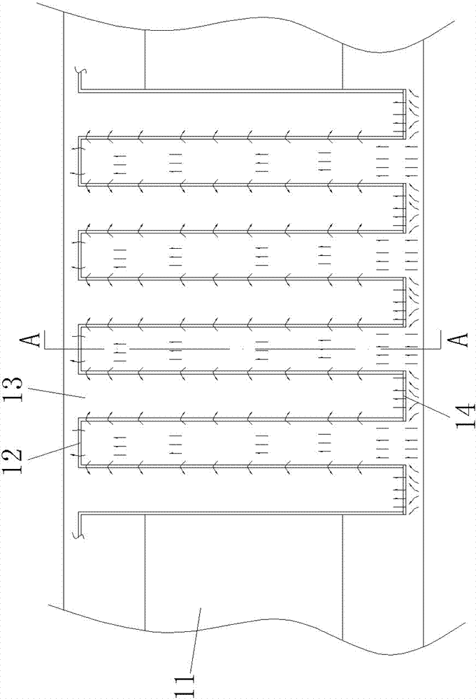 Rapid drainage type water storage overflow dam