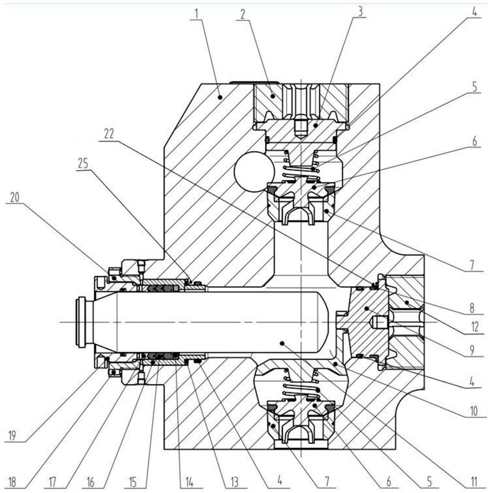 Plunger pump hydraulic end with long service life