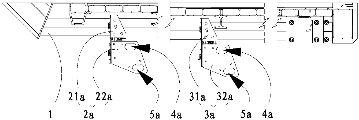 Frame with foldable spare wheel carrier crank support