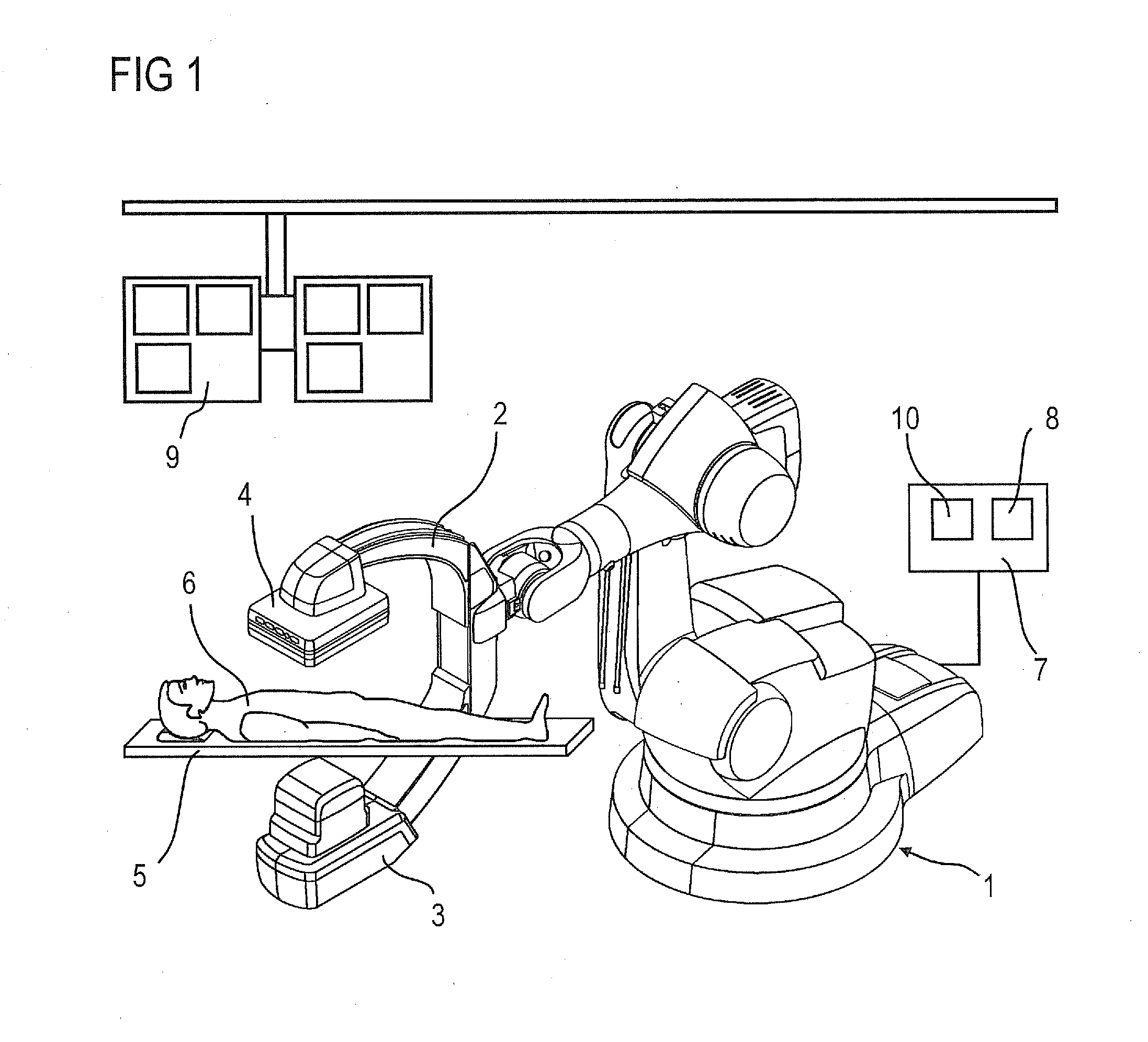 Angiography system for the angiographic examination of a patient and angiographic examination method