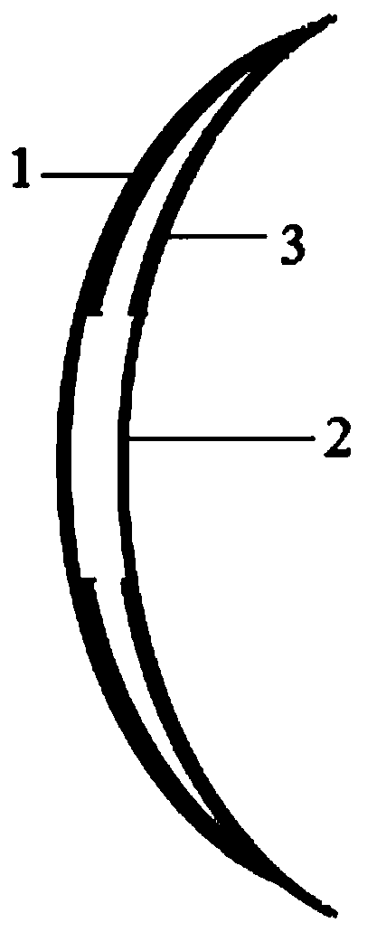 Functional corneal contact lens and preparation method thereof