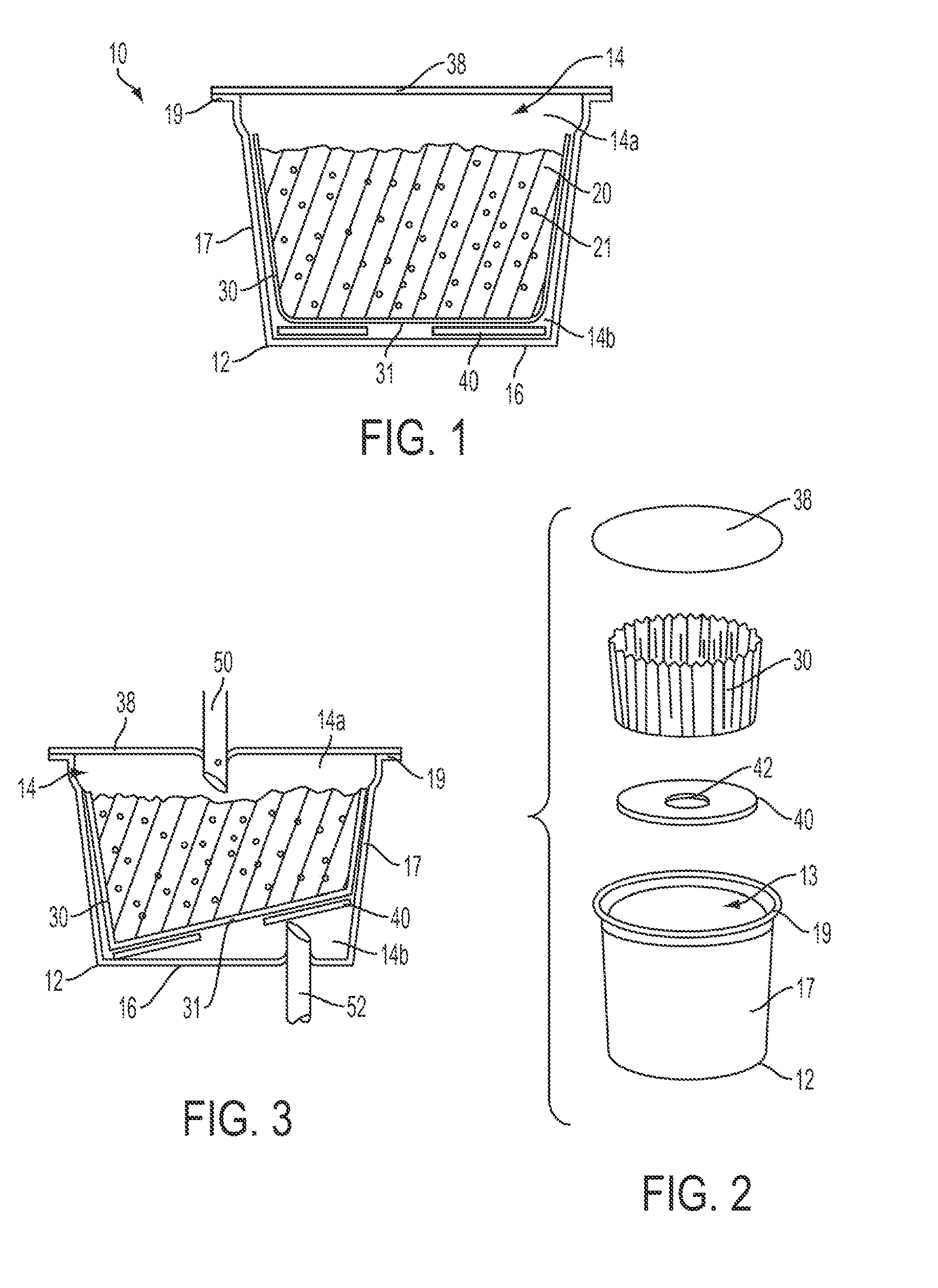 Beverage cartridge and method for beverage formation using filter aid