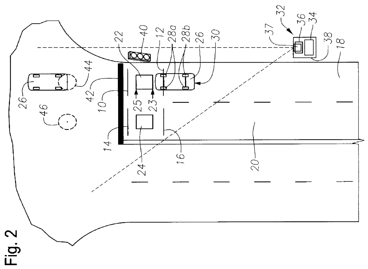 Method and apparatus for photographing traffic in an intersection