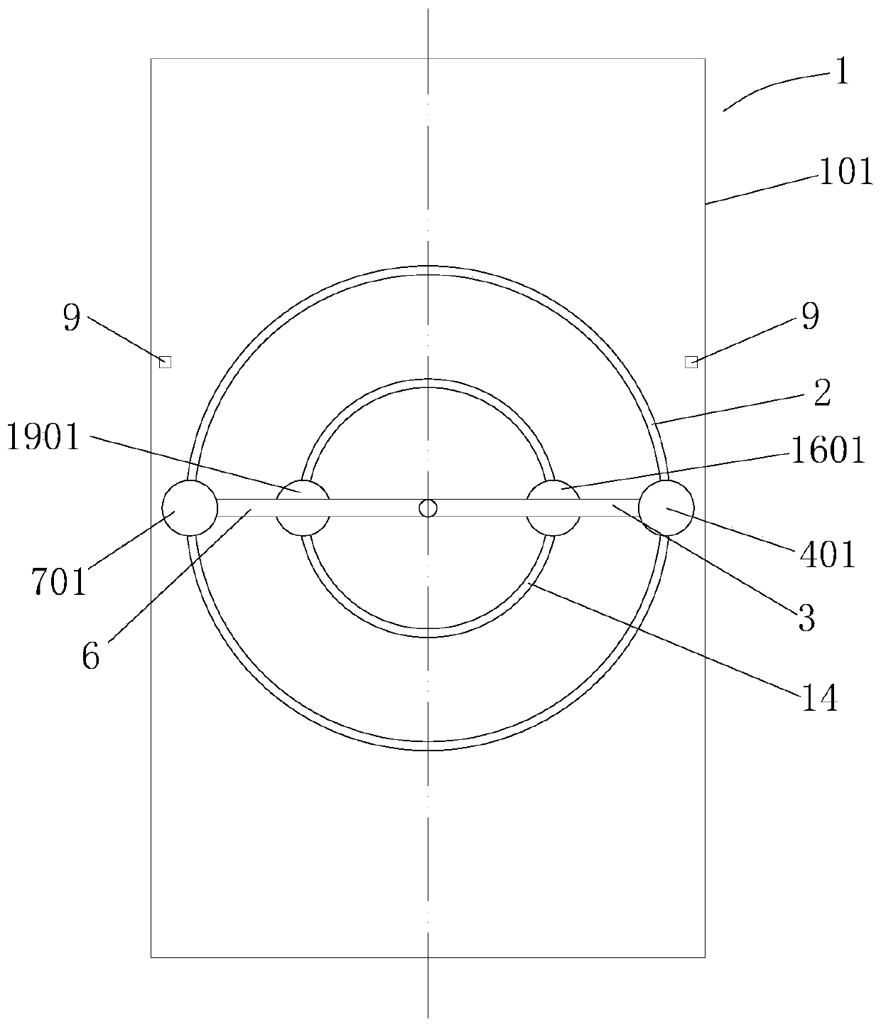 A Center of Gravity Balance Device for a Vertical Circulation Stereo Garage