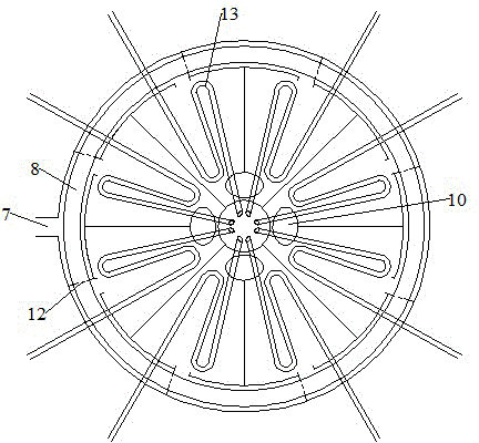 Heat recycling type sludge fermentation tower