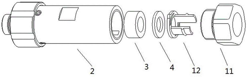 Connector tail accessories and its anti-dropping parts