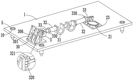 Boundary stiffness simulation system in full-dynamic vertical fin buffeting test for airplane strength test