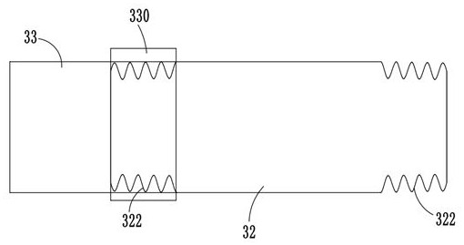 Boundary stiffness simulation system in full-dynamic vertical fin buffeting test for airplane strength test