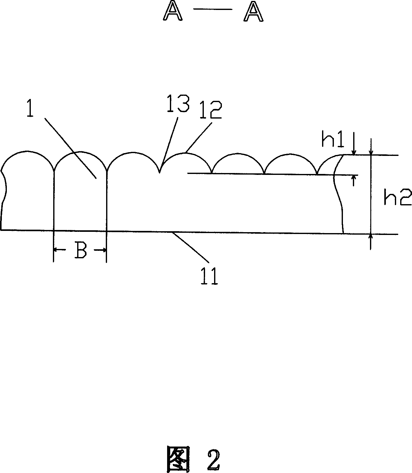 Display and its manufacturing method for displaying multidimensional impressions image