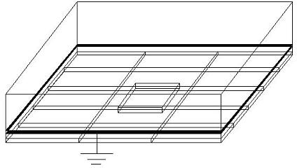 Grounding simulation testing device and method