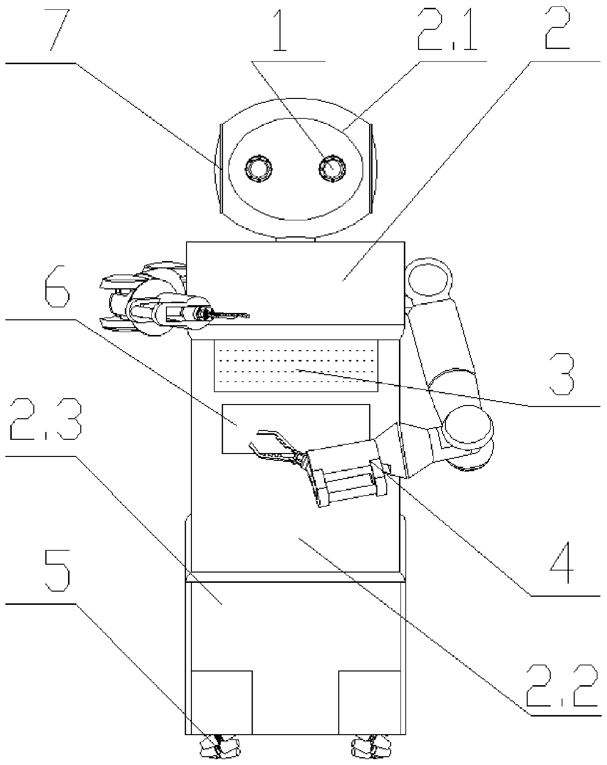 An autonomous mobile robot with traction and navigation