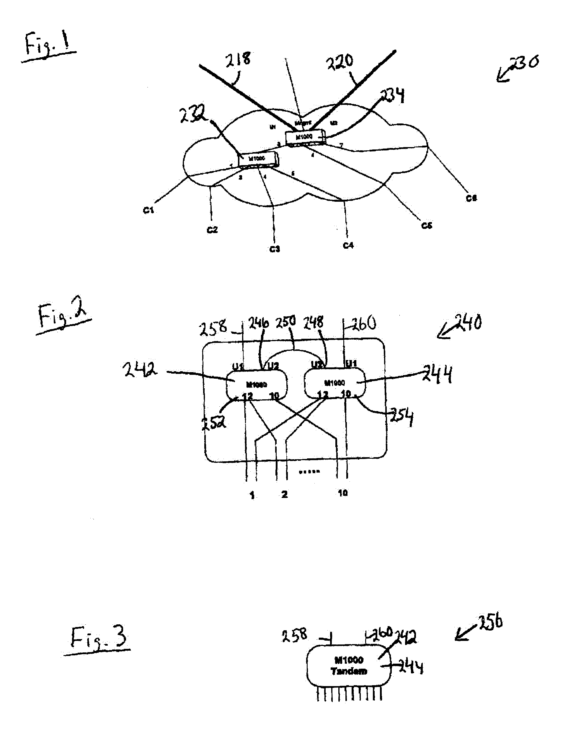 Method of sending a packet through a node