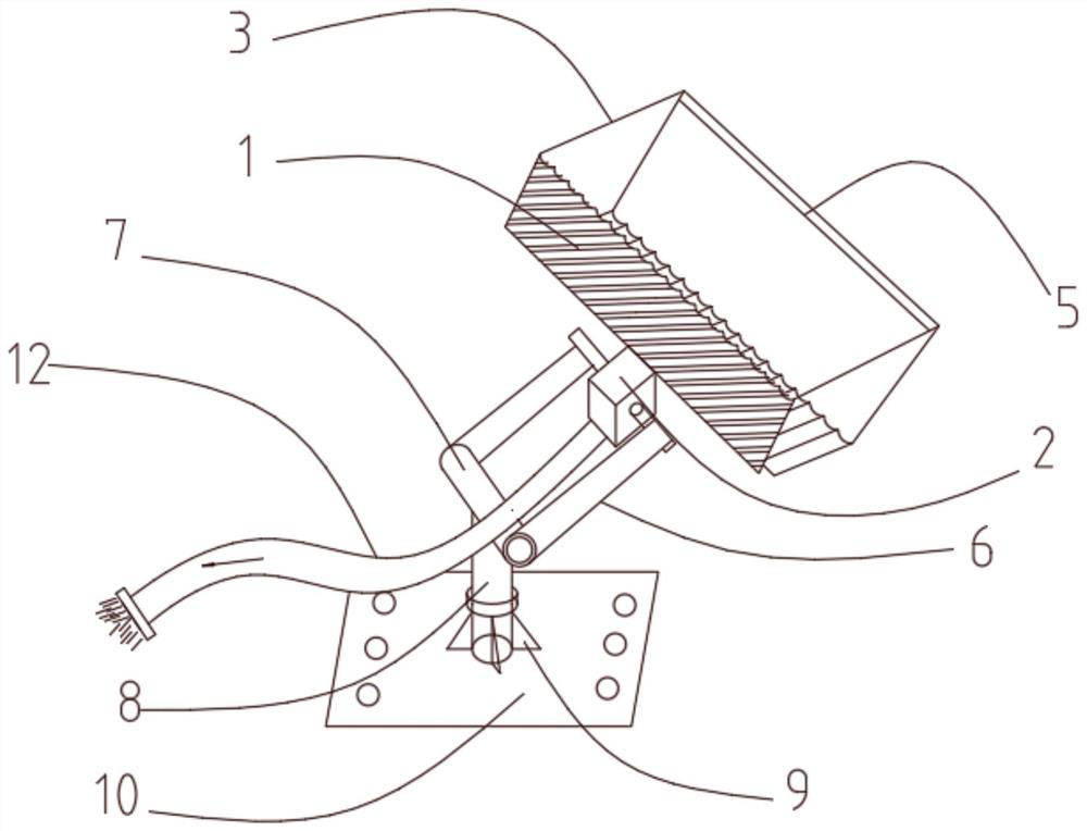 Multipurpose industrial lighting system based on paraboloid light collecting plate and light guide pipe